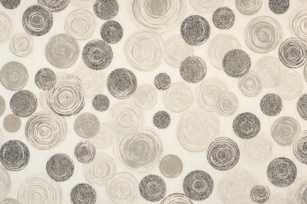 Foto un primer plano de la superficie de una baldosa de cerámica con un patrón de círculos