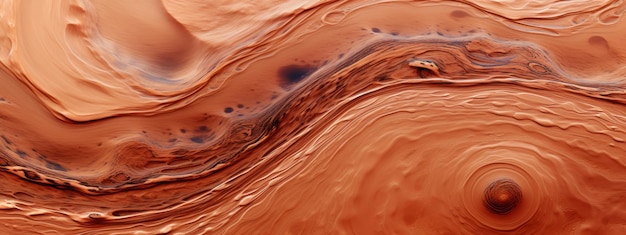 Primer plano de la superficie marciana belleza desolada textura roja de Marte intacta por la vida IA Generativa