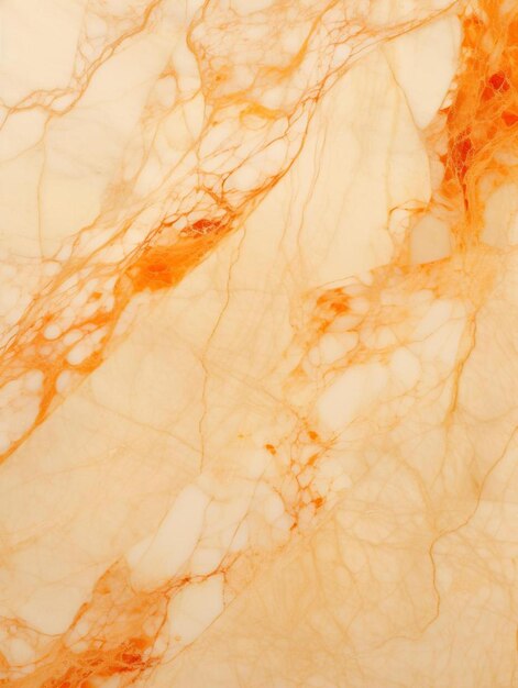 un primer plano de una superficie de mármol con un patrón rojo y naranja