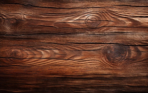 Foto un primer plano de una tabla de madera rústica