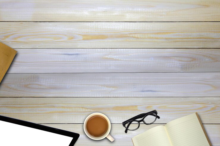 Foto primer plano de una taza de café en la mesa
