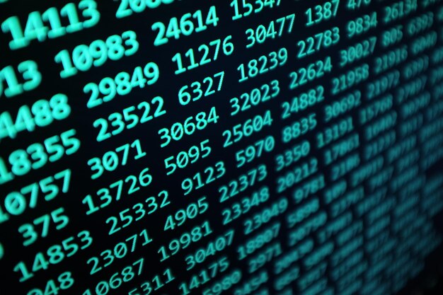Primer plano del teclado de la computadora