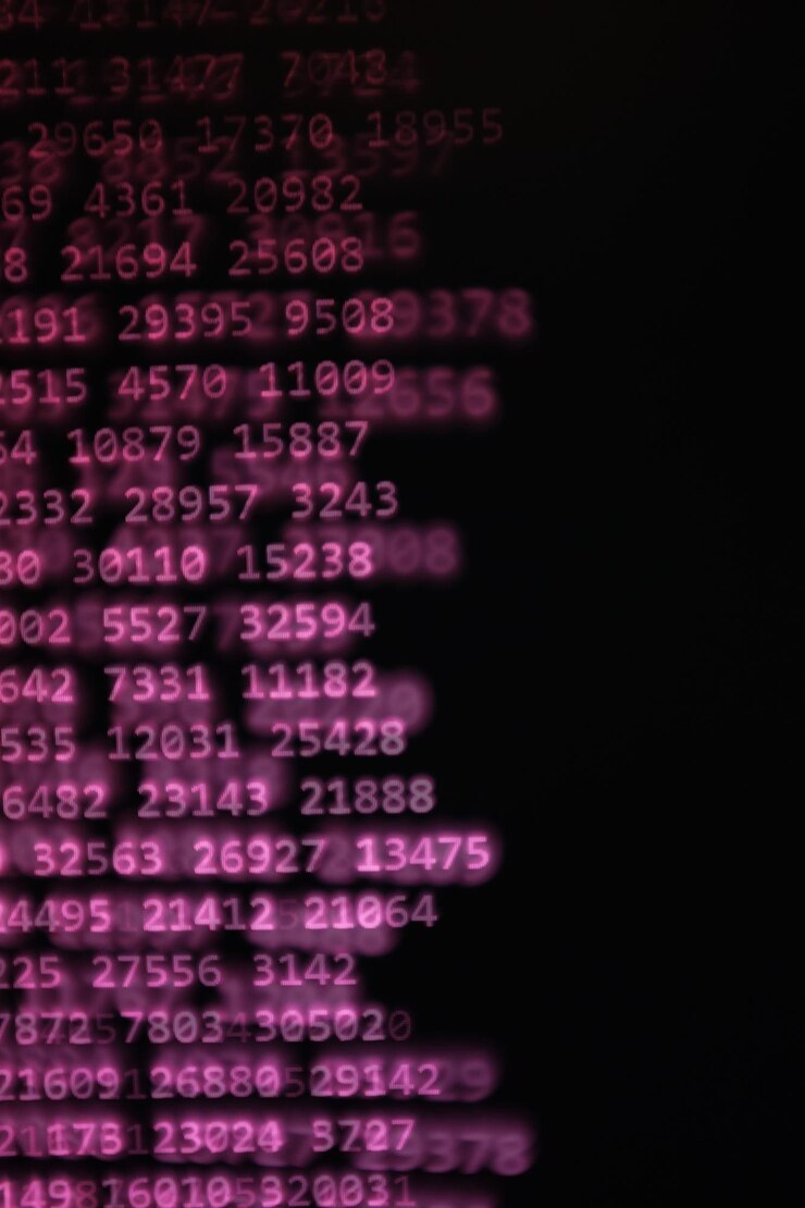 Foto primer plano del texto iluminado