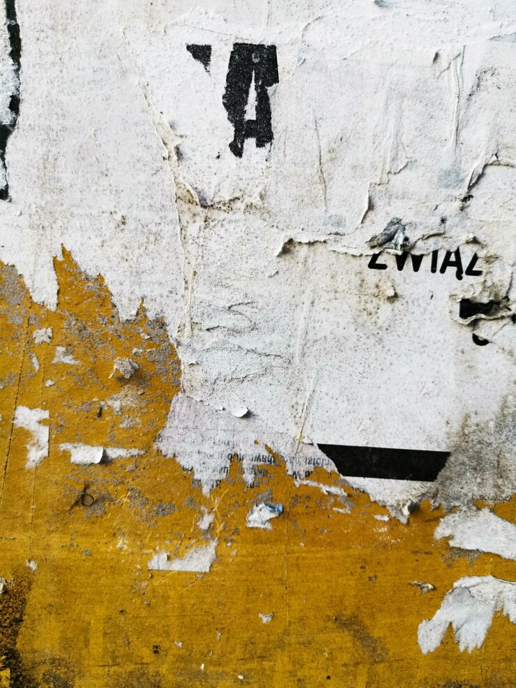 Foto primer plano del texto en la pared