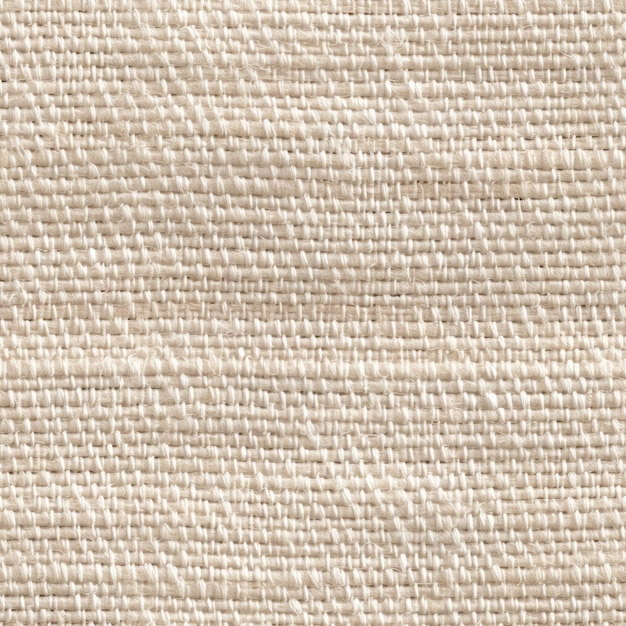 Primer plano de una textura de arpillera blanca con un patrón neutro