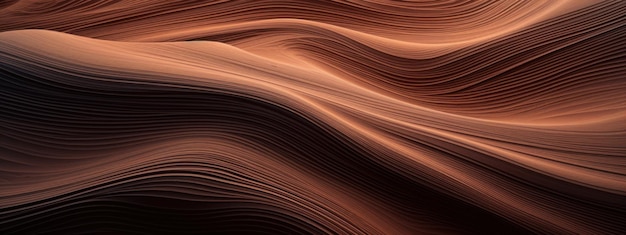 Primer plano textura de duna del desierto Patrones de arena intrincados AI generativo