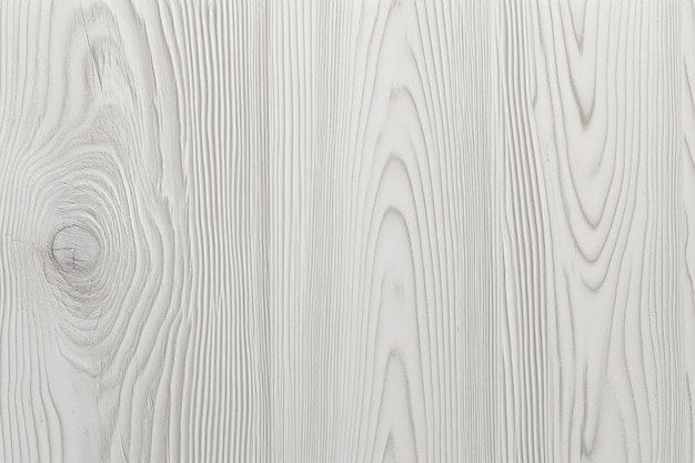 Un primer plano de una textura de madera blanca con patrones naturales