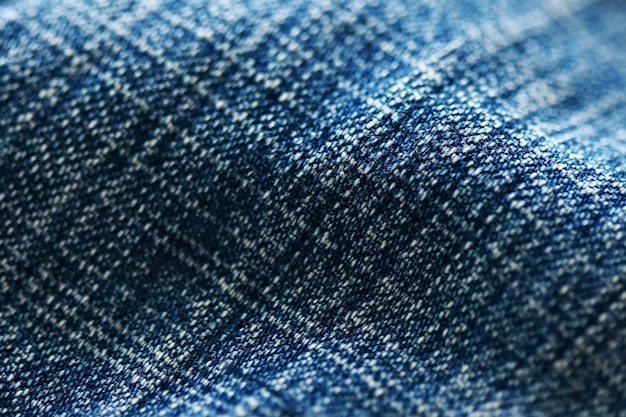 Primer plano de textura de mezclilla de jeans