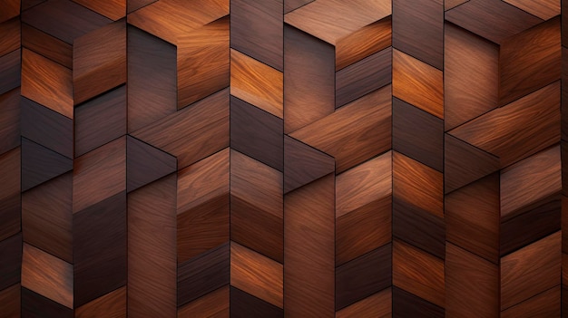 Primer plano de la textura del parquet de hueso de arenque con tonos y patrones naturales de madera