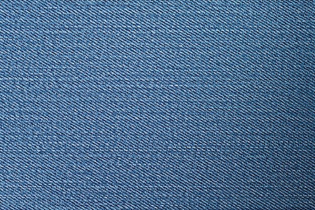 Primer plano de textura de tela de blue jeans