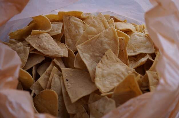 Foto primer plano de las tortillas