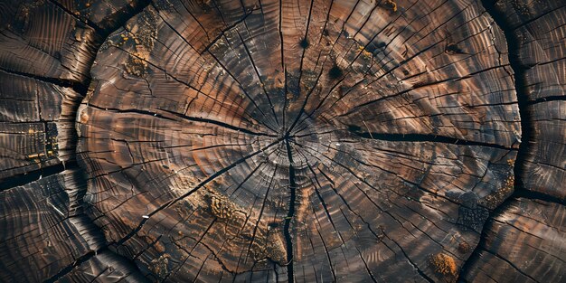 un primer plano de un tronco de árbol con un nudo en el medio