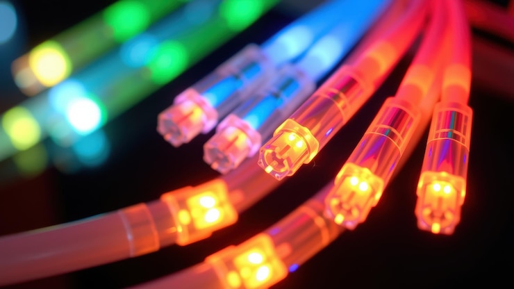 Foto un primer plano de tubos brillantes de colores dispuestos en filas que crean una imagen vibrante y abstracta