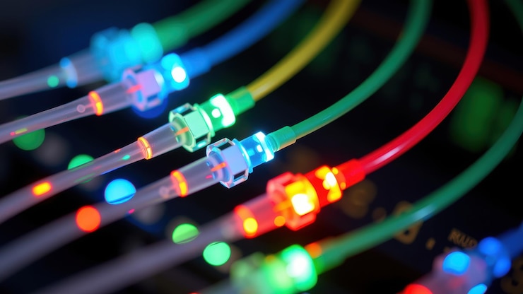 Foto un primer plano de tubos brillantes de colores dispuestos en filas que crean una imagen vibrante y abstracta