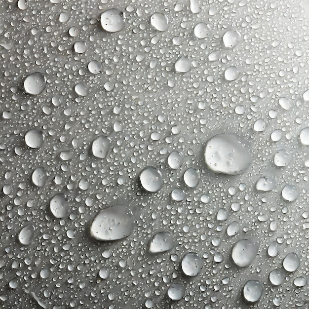 un primer plano de una ventana con gotas de agua en ella