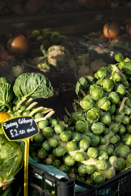 Foto primer plano de las verduras