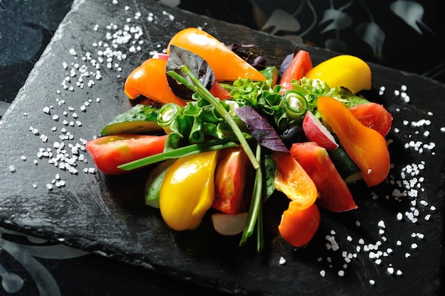 Foto primer plano de las verduras