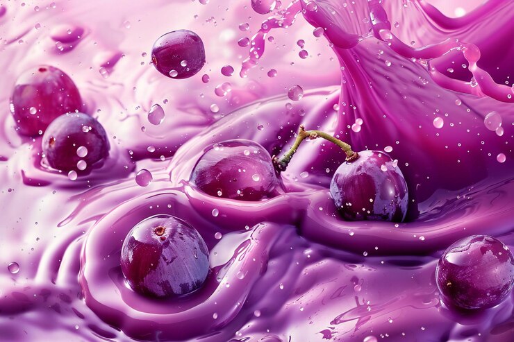 Foto un primer plano vibrante de uvas frescas y jugosas