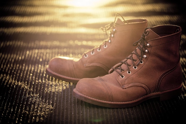 Primer plano de los zapatos
