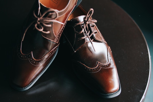 Primer plano de los zapatos