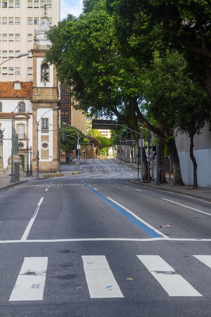 Primera avenida de la ciudad de Rio de Janeiro