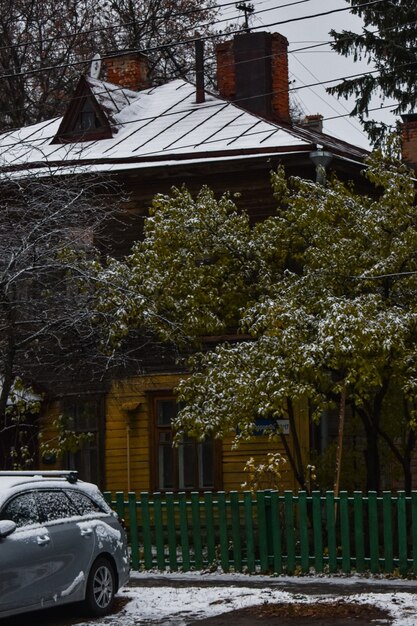 Primera nevada en la ciudad