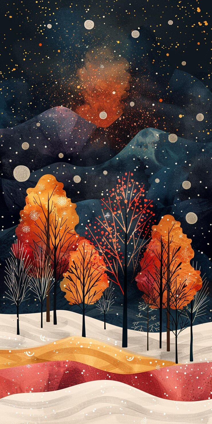 la primera nieve de la temporada es una nueva pintura por persona