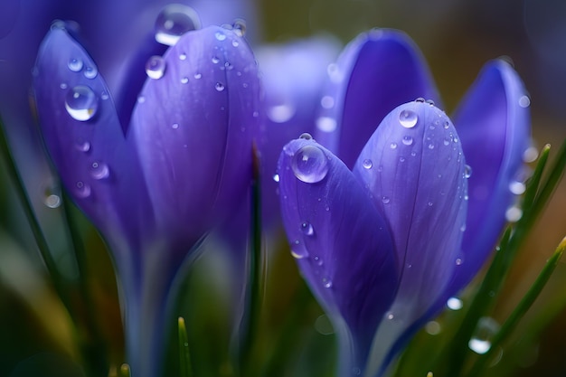 Las primeras flores de primavera de la temporada.