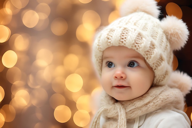 Las primeras fotos navideñas de los bebés