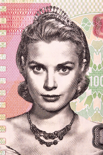 Princesa Grace Kelly um retrato de dinheiro