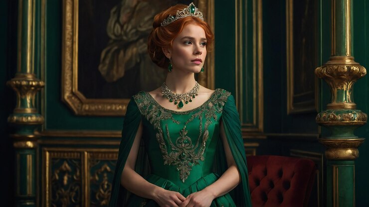 Una princesa de pelo de fuego