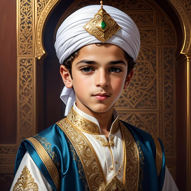 Un príncipe árabe de la dinastía abásida