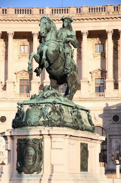 Príncipe Eugen de Savoy Hofburg em Viena Áustria