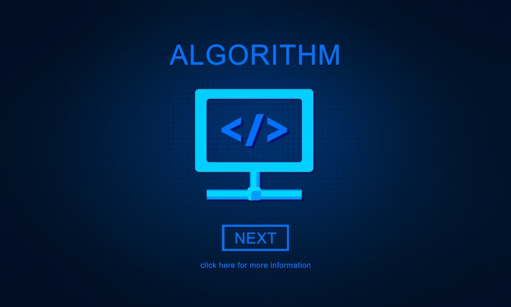 Foto principios del método de algoritmo concepto de programación de procesos