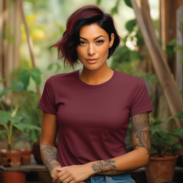 PrintBella Canvas Mockup Maroon Bella Canvas 3001 Mockup T-shirt Mockup Bundle Fall Mockup Halloween