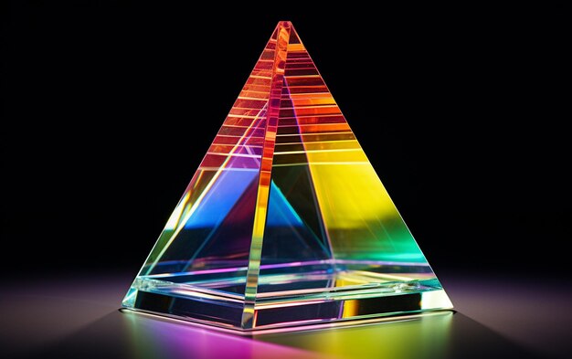 Prism39s dança com luz radiante