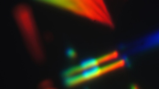 Prisma Arco iris Fugas de luz Superposiciones Brillante Colorido Resplandor Espectro Reflexión Gradiente Brillo