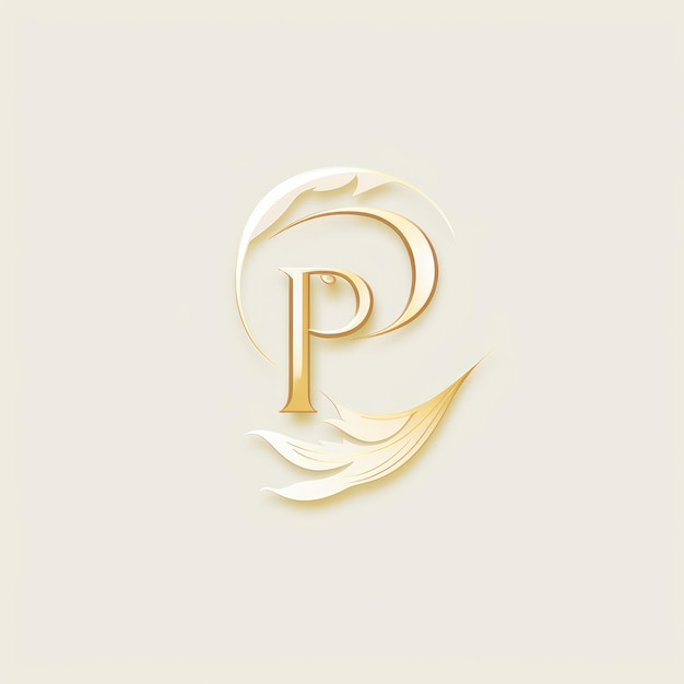 Foto pristine fusion un logotipo de sello de cera vintage con las letras p y f en un fondo blanco