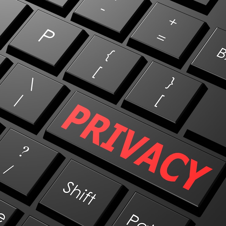 Foto privacidade do teclado