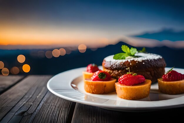 Probieren Sie die magischen köstlichen kulinarischen Erlebnisse. KI-generiertes bestes Food-Foto