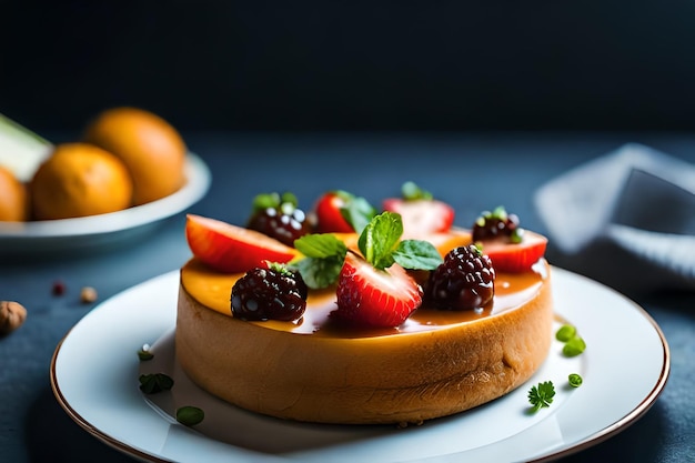 Probieren Sie die magischen köstlichen kulinarischen Erlebnisse. KI-generiertes bestes Food-Foto