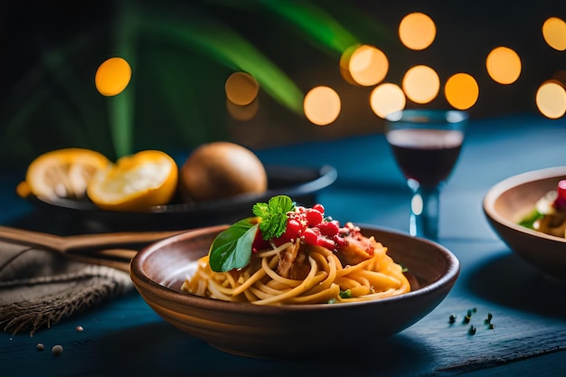 Probieren Sie die magischen köstlichen kulinarischen Erlebnisse. KI-generiertes bestes Food-Foto