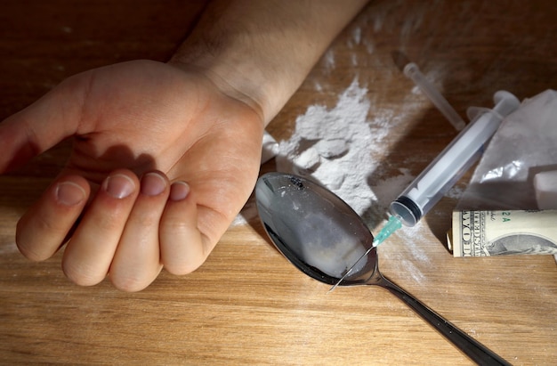 Foto problemas com drogas ilegais