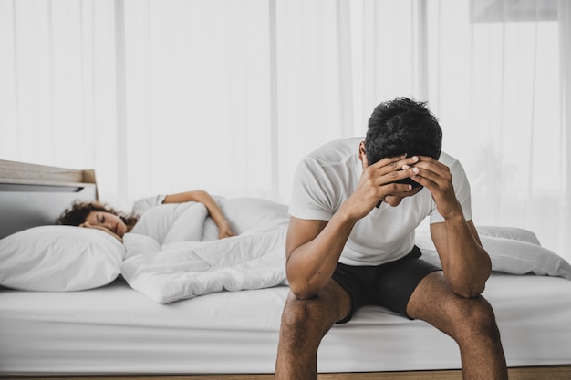 Foto probleme im familienkonzept.