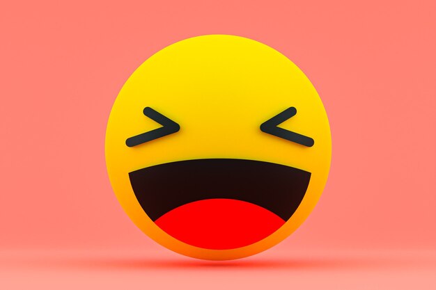 Procesamiento de emoji de reacciones de Facebook, símbolo de globo de redes sociales con patrón de iconos de Facebook