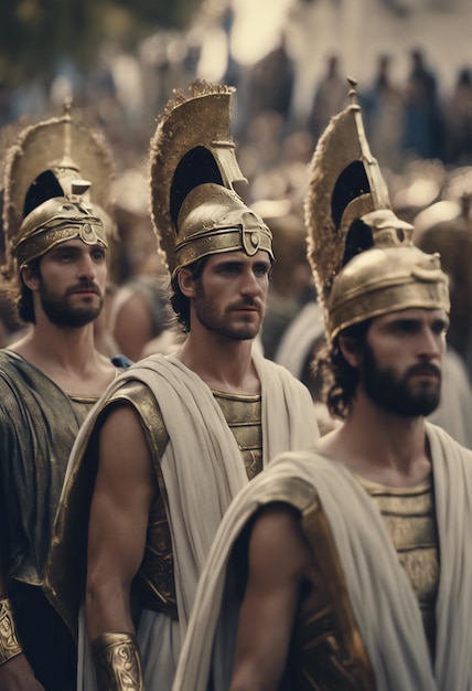 la procesión real de la antigua Grecia