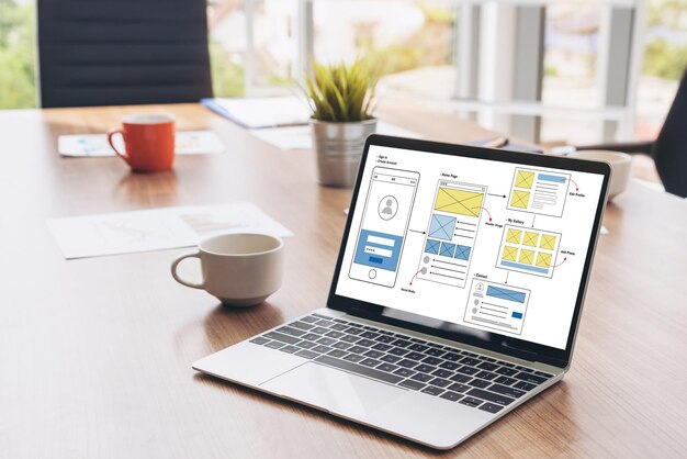 Proceso de diseño de Ux ui para aplicaciones móviles y sitios web modernos