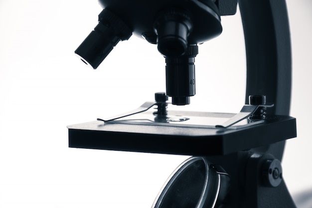 Proceso de investigación médica invitro bajo un concepto de microscopio