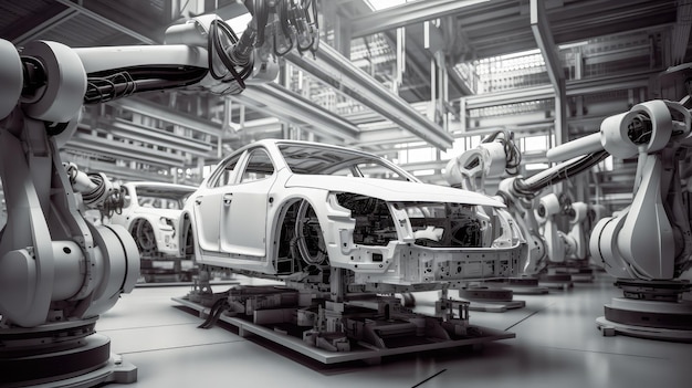 Processo de fabricação de automóveis criado com tecnologia de IA generativa