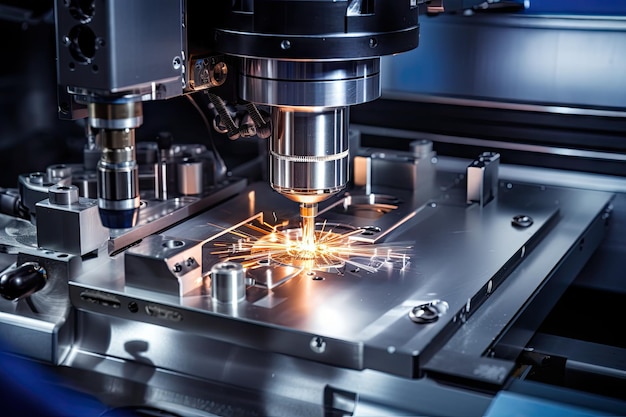 Processo de fabricação de componentes de alta precisão a laser